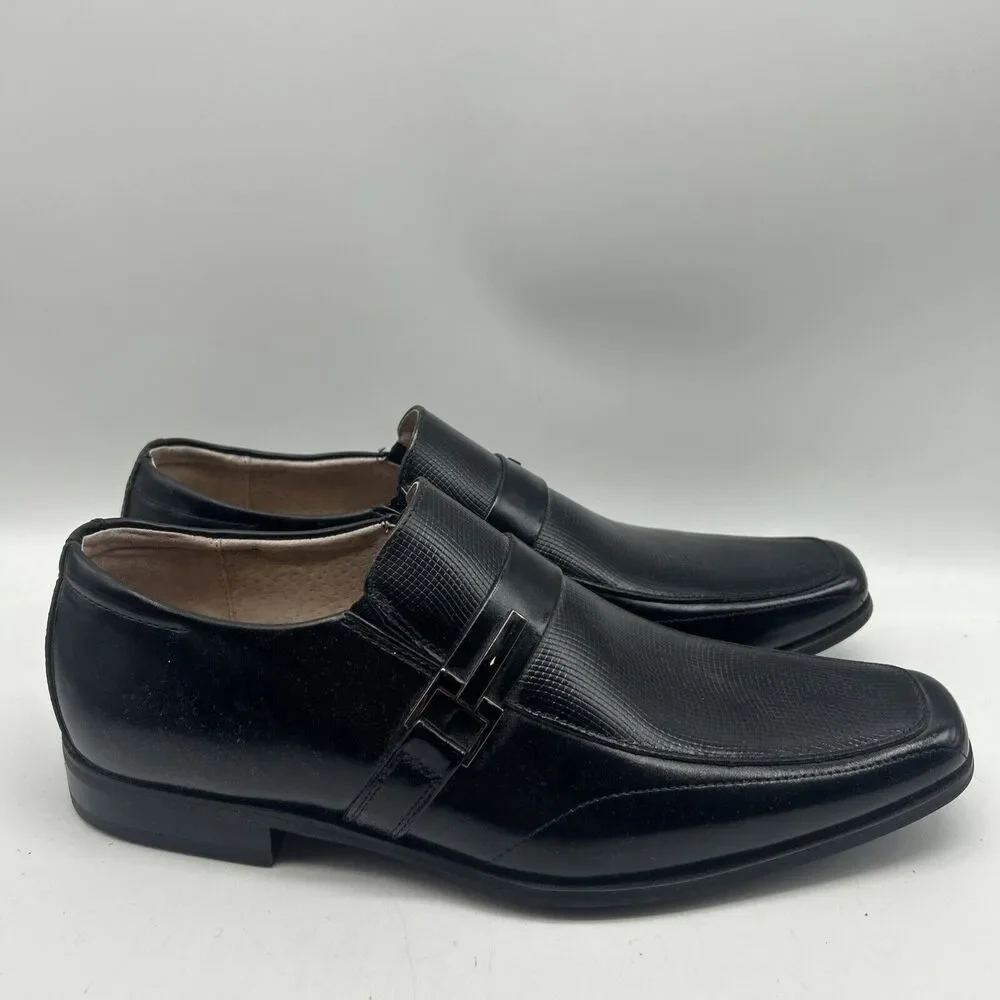 Stacy Adams Dress Shoes Mens 7.5 Black Patent Leather Gala‎ Formal